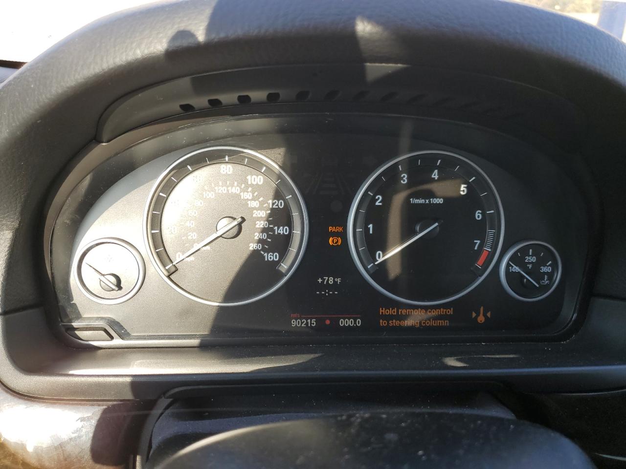 2012 BMW 5er VIN WBAXG5C54CDX06140 Copart auction photo, minor dent/scratches damage thumbnail 9