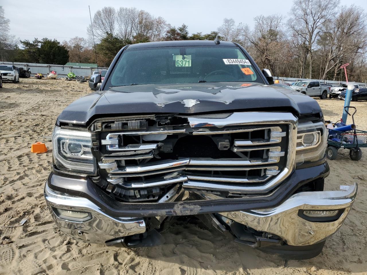 2016 GMC Sierra VIN 1GTV2NEC0GZ165066 Copart auction photo, front end damage thumbnail 5