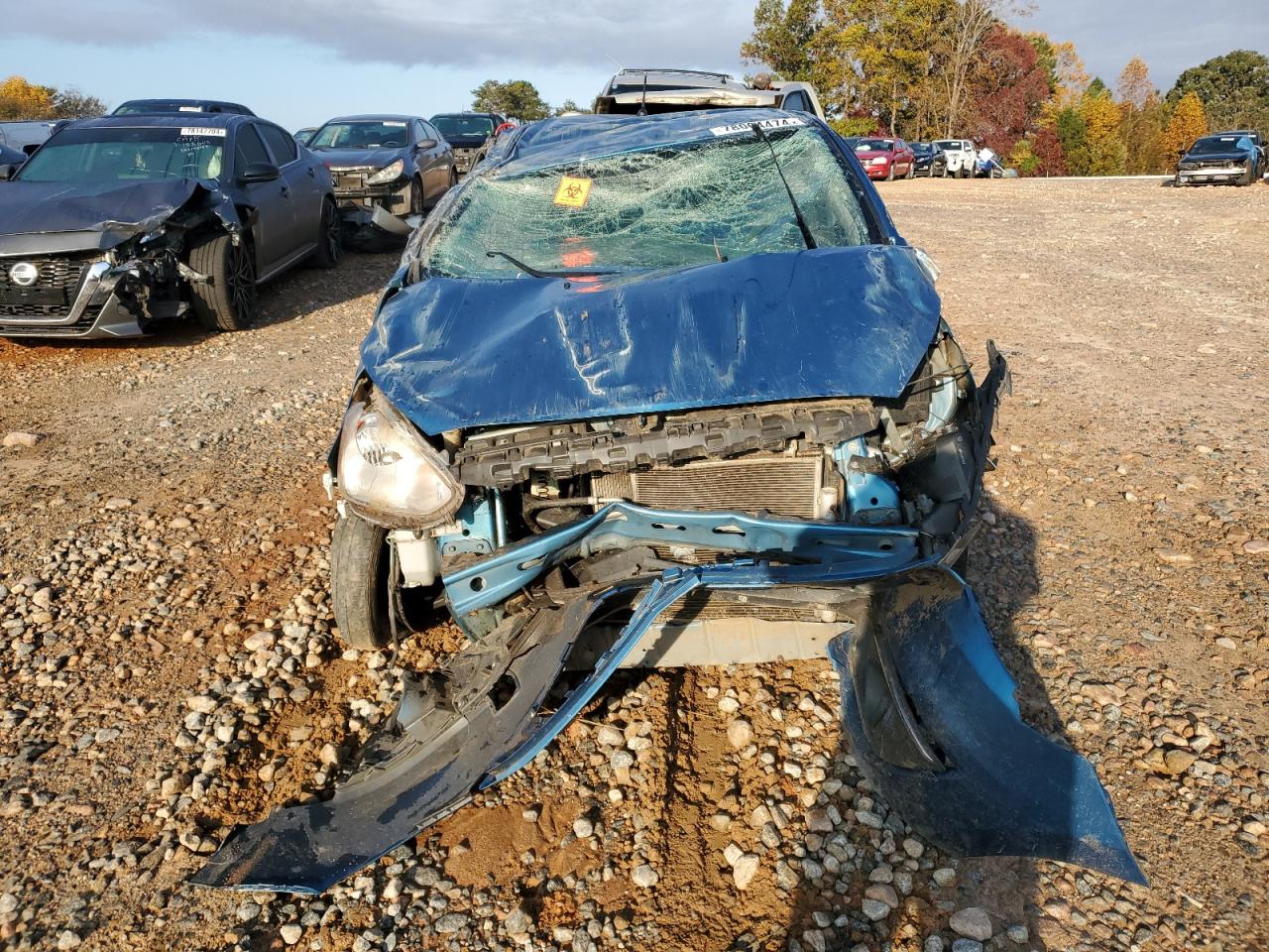 2019 Mitsubishi Mirage VIN ML32A3HJ7KH012917 Copart auction photo, rollover damage thumbnail 5