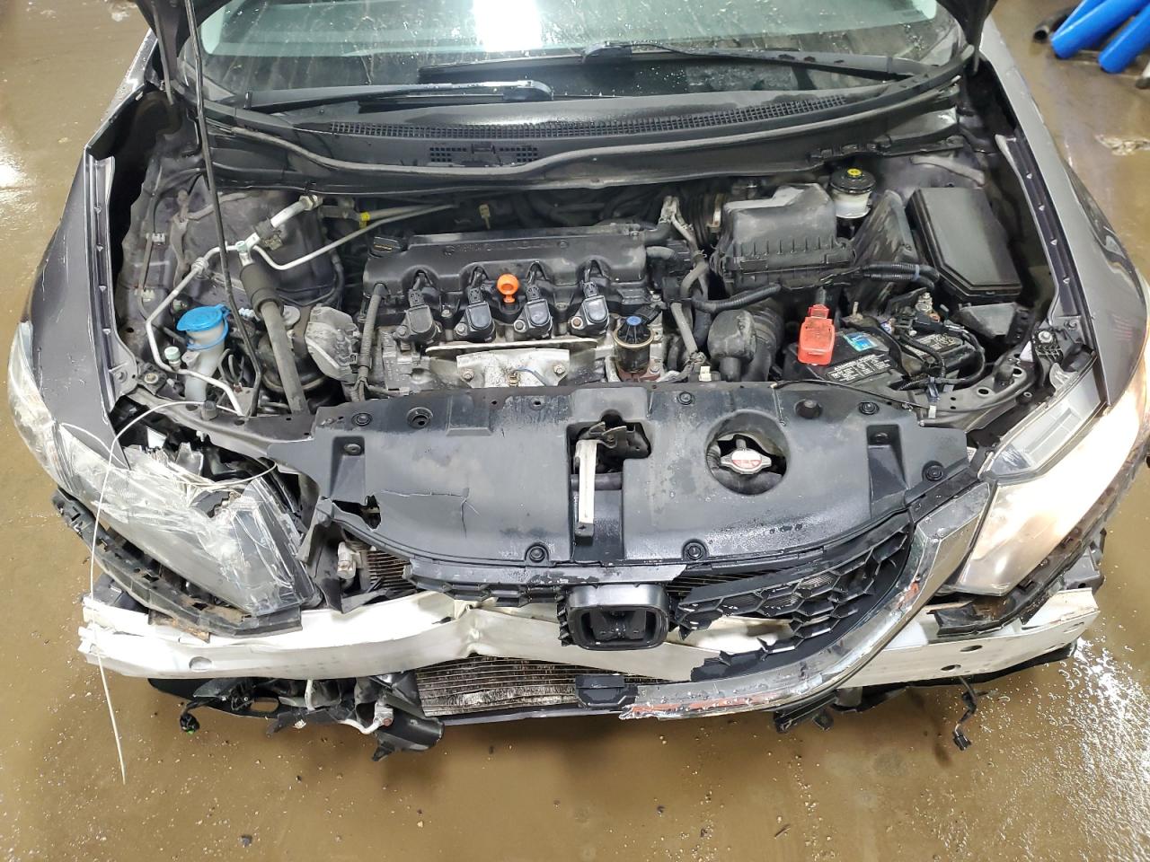 2015 Honda Civic VIN 19XFB2F97FE103406 Copart auction photo, front end damage thumbnail 11