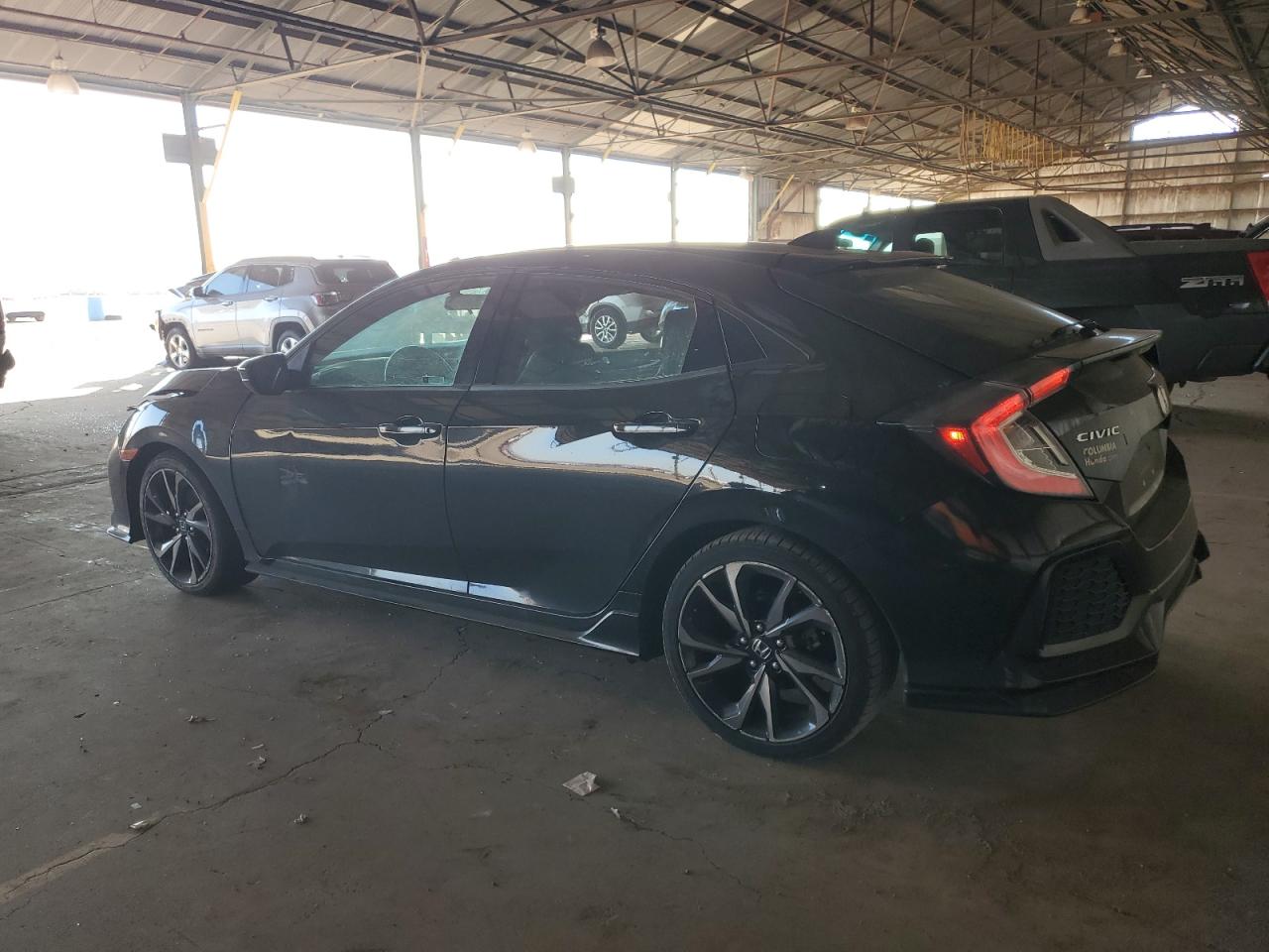 2017 Honda Civic VIN SHHFK7H43HU212097 Copart auction photo, all over damage thumbnail 2