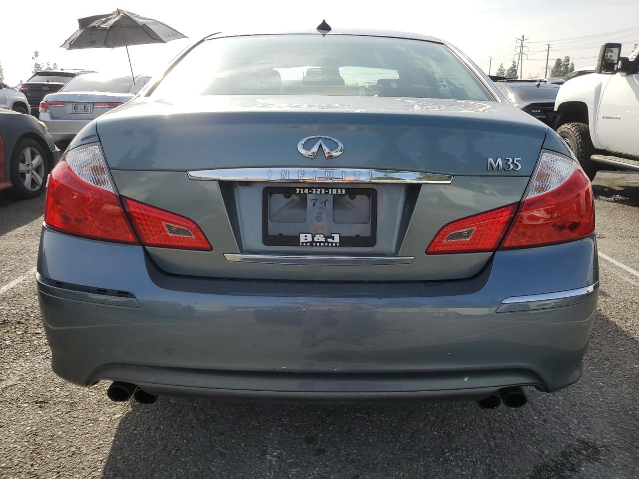 2008 Infiniti M VIN JNKAY01E68M601326 Copart auction photo, front end / side damage thumbnail 6