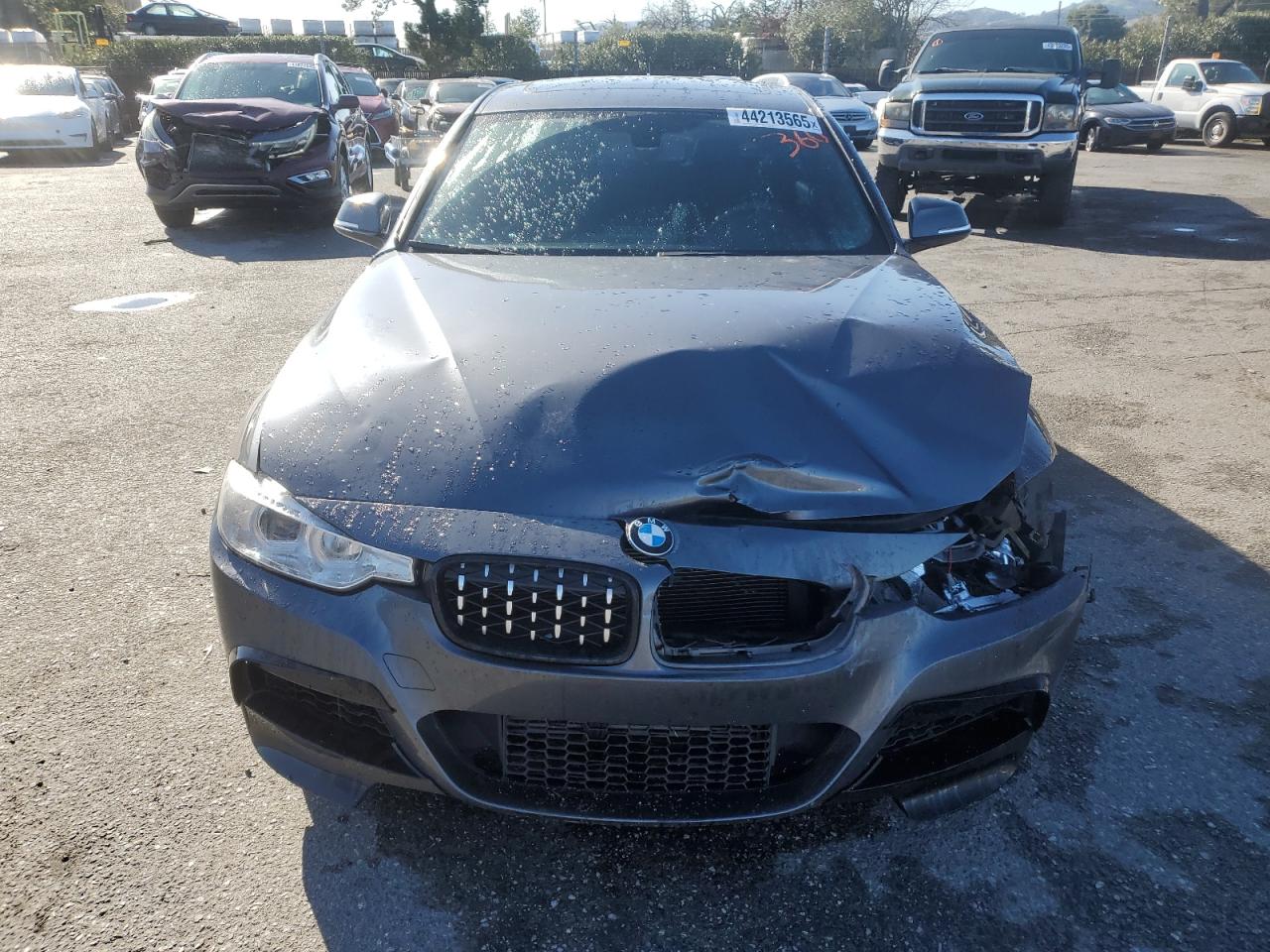 2014 BMW 3er VIN WBA3A5G51ENP27194 Copart auction photo, front end damage thumbnail 5