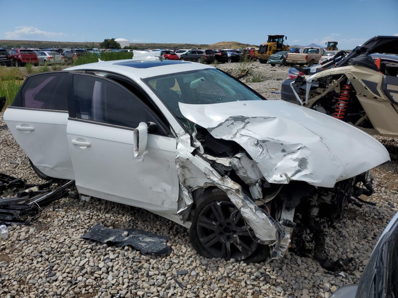 2009 Audi A4 VIN WAUJF78K09N073609 Copart auction photo, all over damage thumbnail 4