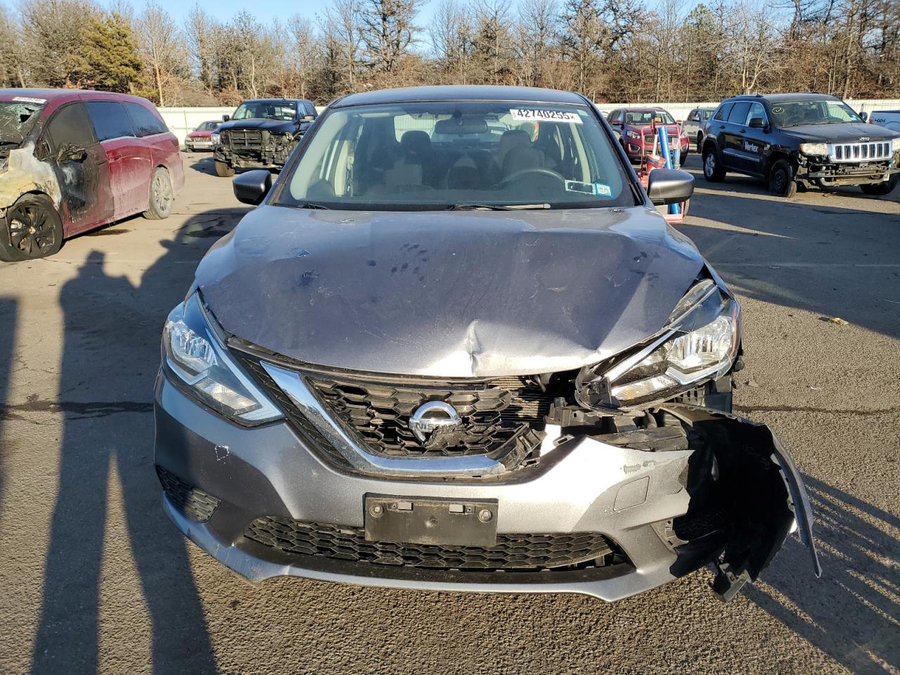2017 Nissan Sentra VIN 3N1AB7AP3HY333624 Copart auction photo, front end damage thumbnail 5