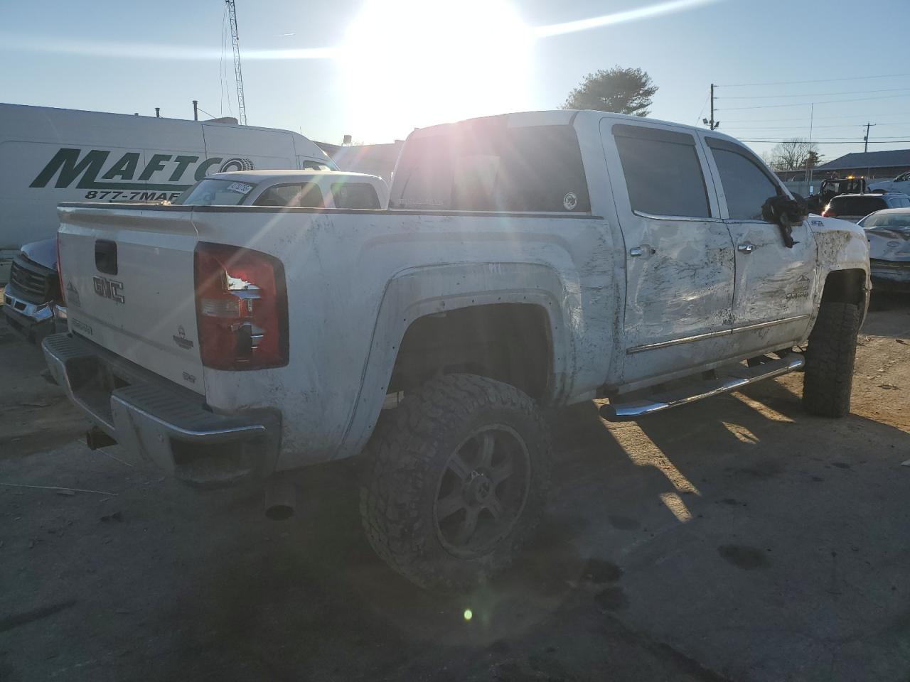 2014 GMC Sierra VIN 3GTU2VEC3EG224801 Copart auction photo, all over damage thumbnail 3