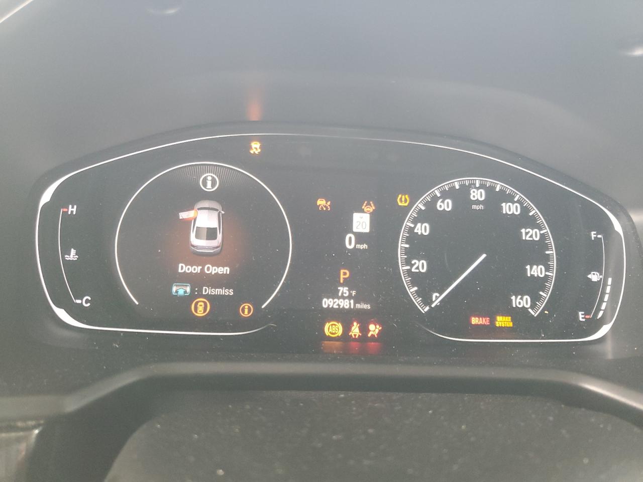 2021 Honda Accord VIN 1HGCV1F35MA010501 Copart auction photo, side damage thumbnail 9