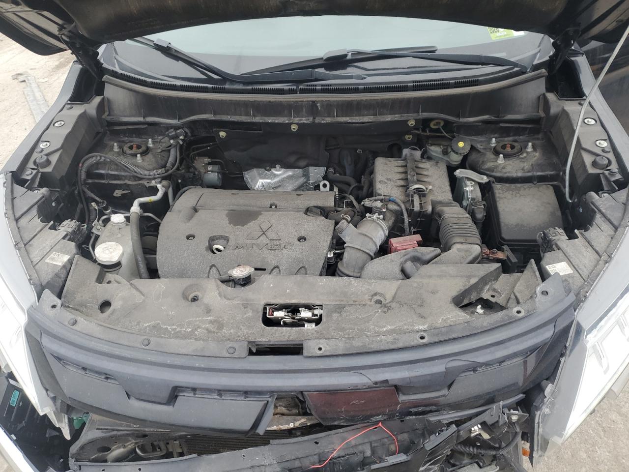 2020 Mitsubishi Outlander VIN JA4AR3AU5LU026789 Copart auction photo, front end damage thumbnail 14