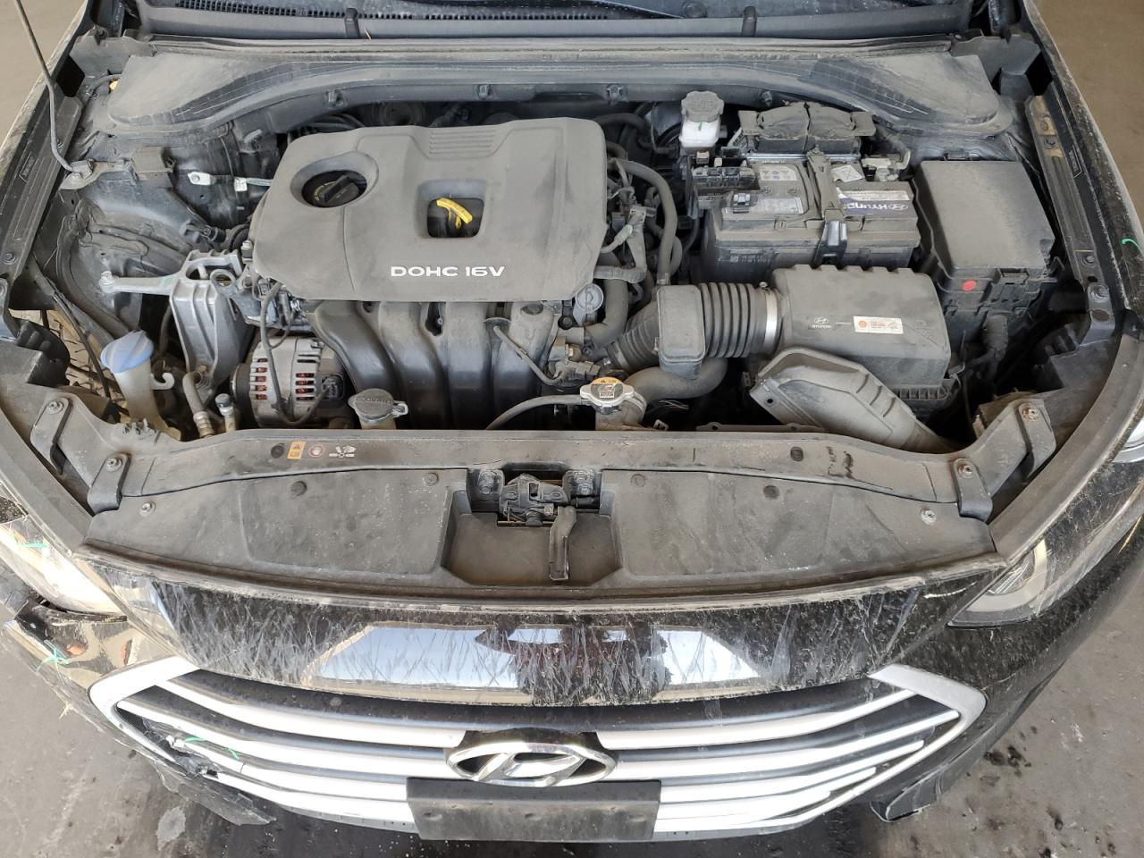 2017 Hyundai Elantra VIN 5NPD84LF1HH020631 Copart auction photo, front end / rear end damage thumbnail 13