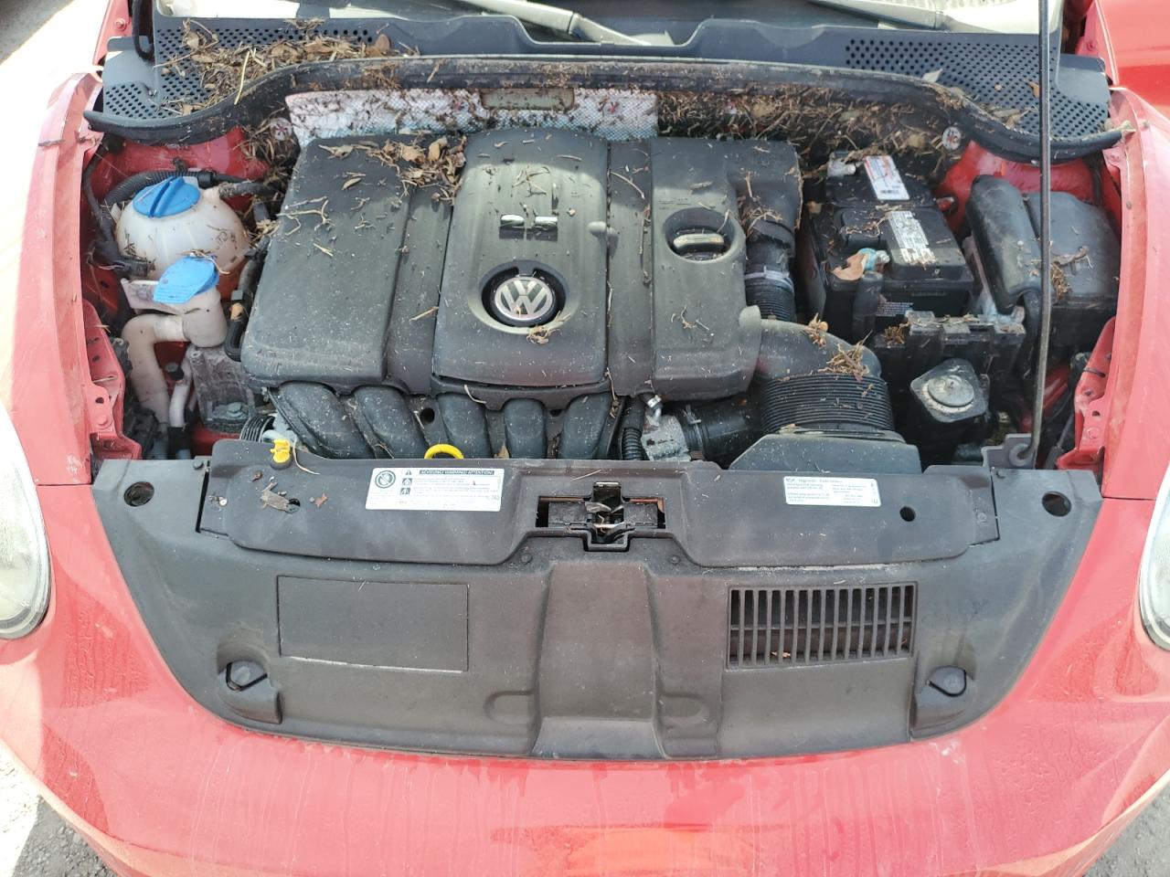 2014 Volkswagen Beetle VIN 3VWJX7AT4EM607425 Copart auction photo, water/flood damage thumbnail 11