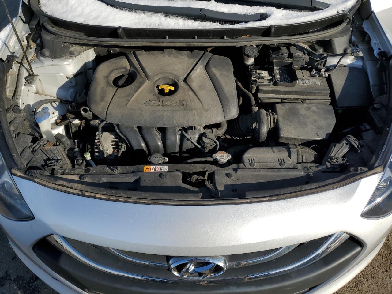 2014 Hyundai Elantra VIN KMHD35LH8EU219257 Copart auction photo, vandalism damage thumbnail 11