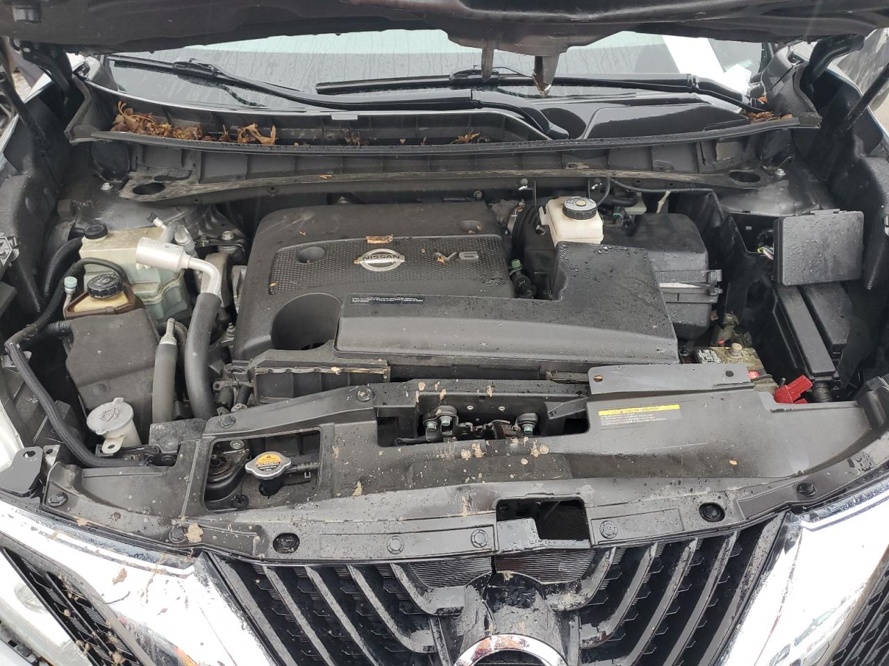 2015 Nissan Murano VIN 5N1AZ2MH7FN223441 Copart auction photo, side / front end damage thumbnail 12