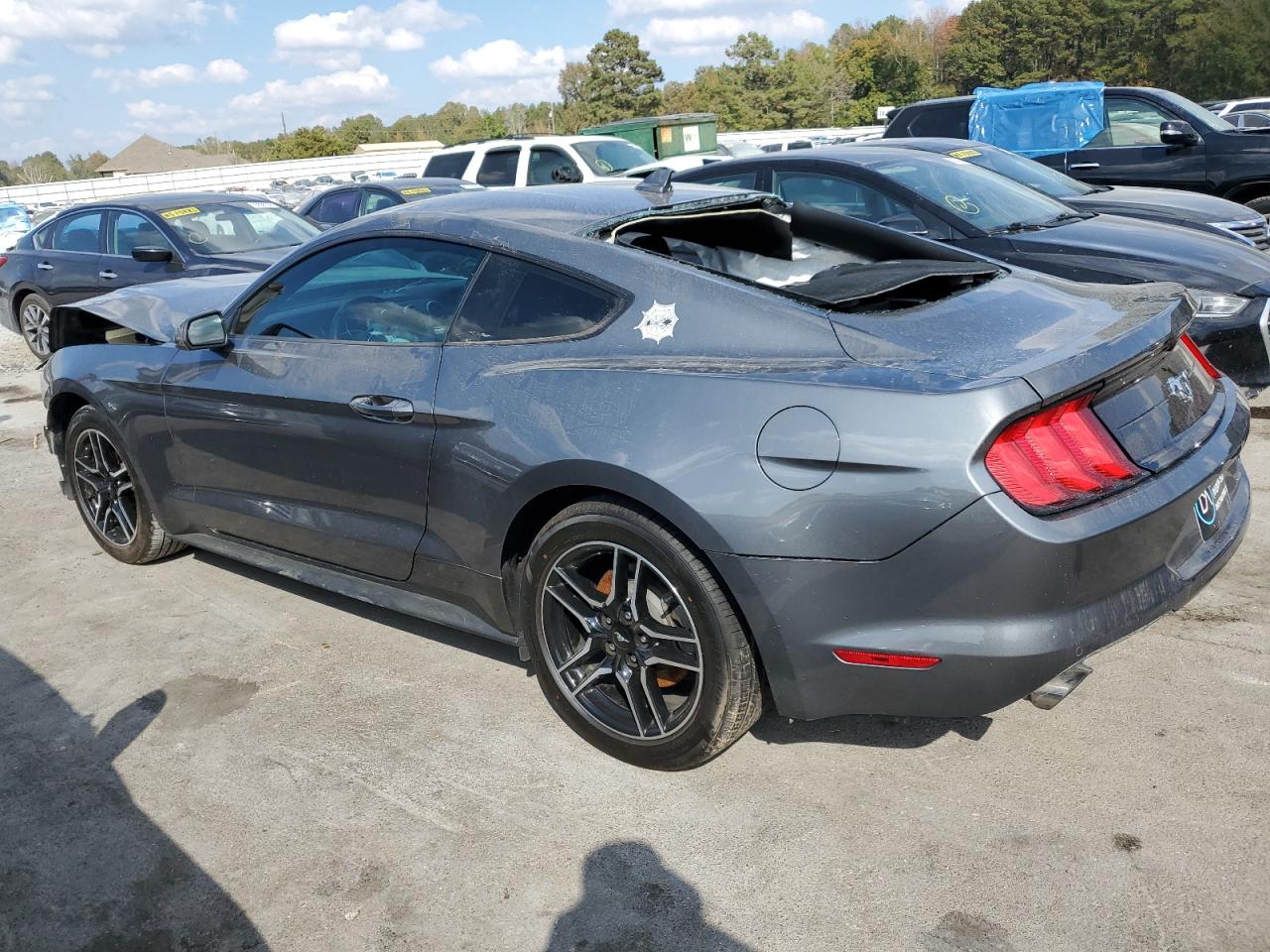 2022 Ford Mustang VIN 1FA6P8TH0N5121956 Copart auction photo, all over damage thumbnail 2