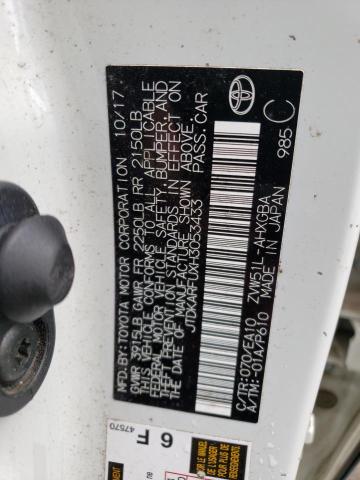 2017 Toyota Prius VIN JTDKARFUXH3053433 Copart auction photo, minor dent/scratches damage thumbnail 12