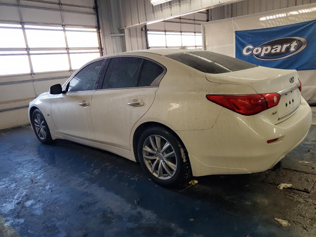 2016 Infiniti Q50 VIN JN1EV7AR9GM346096 Copart auction photo, mechanical damage thumbnail 2