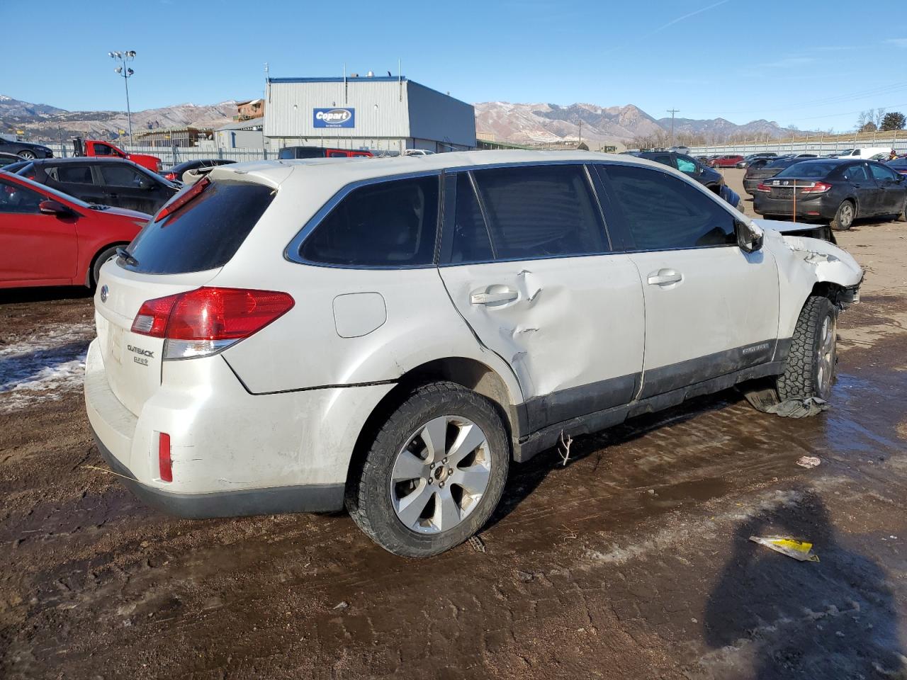 2010 Subaru Outback VIN 4S4BRBFC0A3370629 Copart auction photo, all over / undercarriage damage thumbnail 3