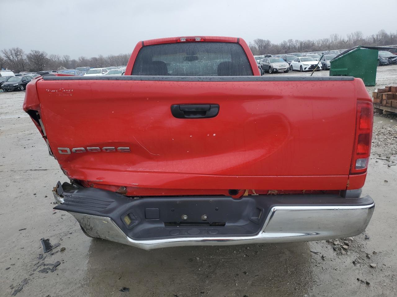 2002 Dodge RAM VIN 1D7HA16N12J215625 Copart auction photo, rear end damage thumbnail 6