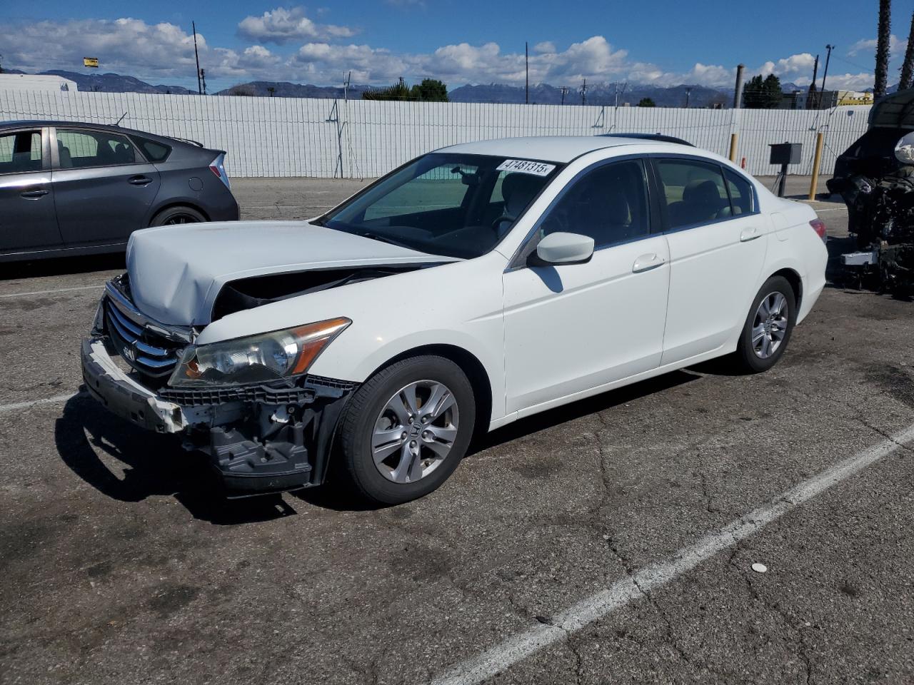 2012 Honda Accord VIN 1HGCP2F64CA109125