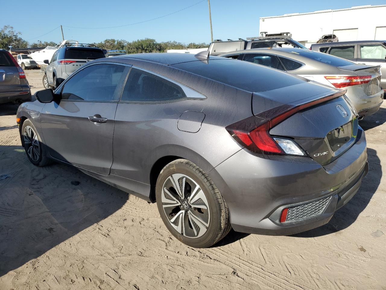 2018 Honda Civic VIN 2HGFC3B38JH355782 Copart auction photo, front end damage thumbnail 2