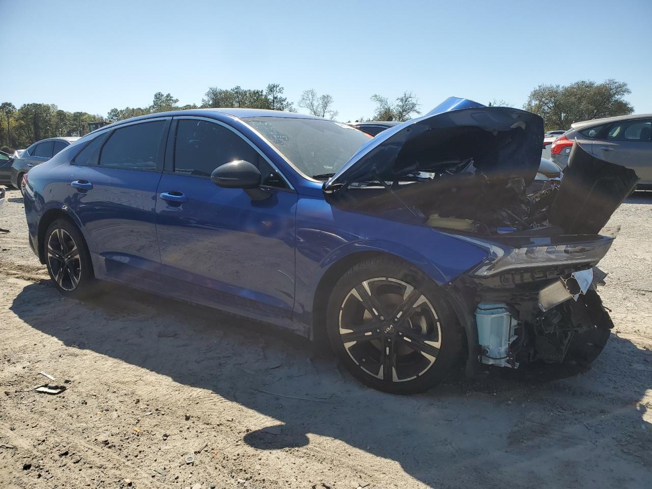 2022 KIA K5 VIN 5XXG64J2XNG127347 Copart auction photo, front end / minor dent/scratches damage thumbnail 4