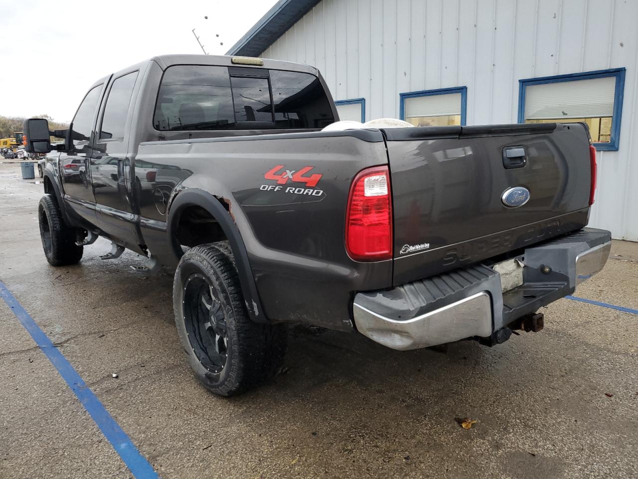 2008 Ford F250 VIN 1FTSW21Y98EB36603 Copart auction photo, front end / side damage thumbnail 2