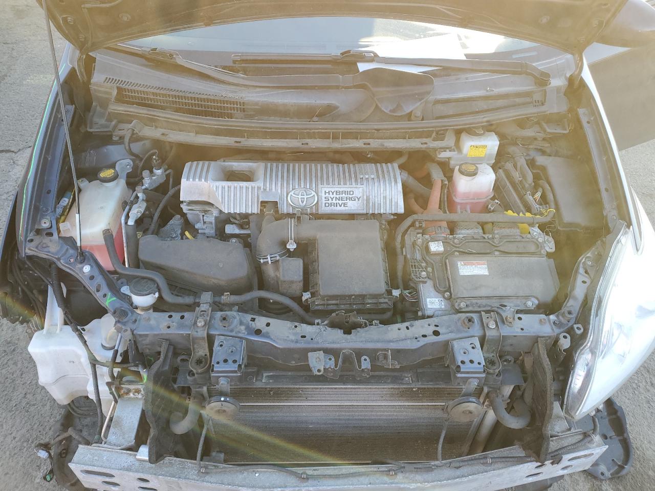 2013 Toyota Prius VIN JTDKN3DU2D5694336 Copart auction photo, front end damage thumbnail 11