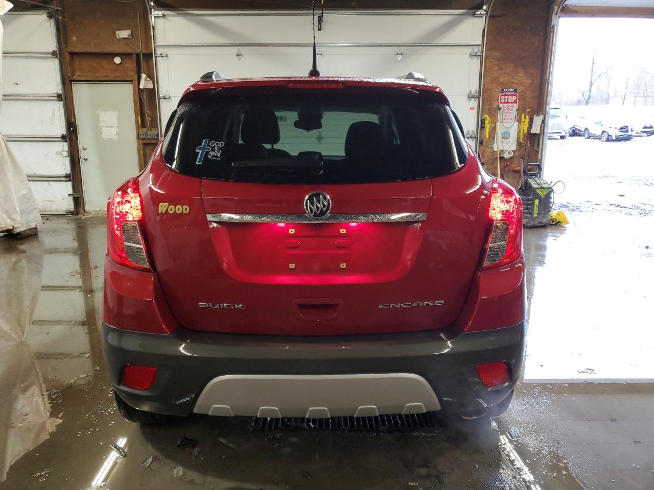 2013 Buick Encore VIN KL4CJASB8DB102472 Copart auction photo, front end damage thumbnail 6