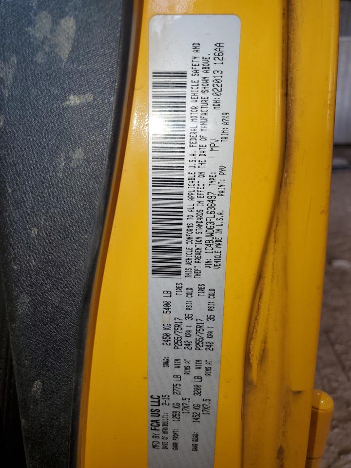 2015 Jeep Wrangler VIN 1C4BJWDG3FL636497 Copart auction photo, minor dent/scratches damage thumbnail 12
