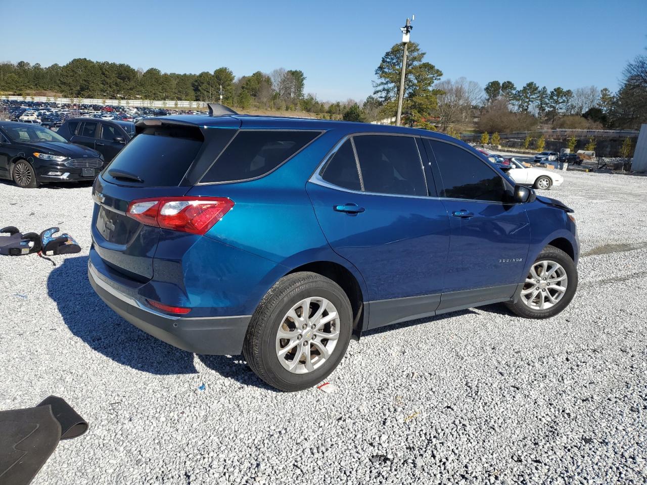 2020 Chevrolet Equinox VIN 2GNAXTEV1L6176533 Copart auction photo, front end / mechanical damage thumbnail 3