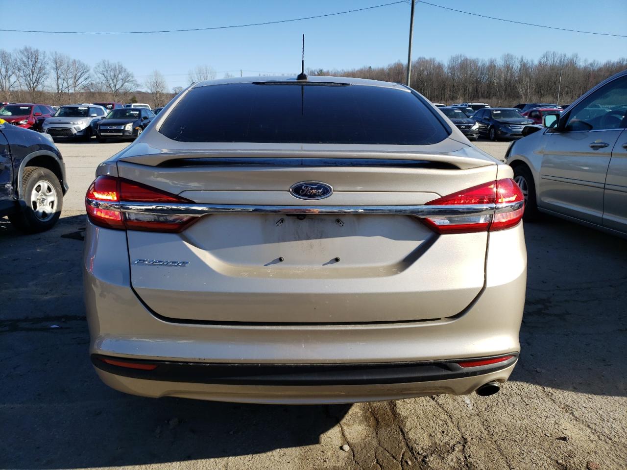 2017 Ford Fusion VIN 3FA6P0G71HR108976 Copart auction photo, side damage thumbnail 6