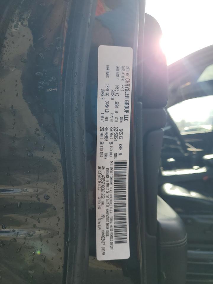 2011 Jeep Grand Cherokee VIN 1J4RR5GTXBC631652 Copart auction photo, rear end damage thumbnail 13