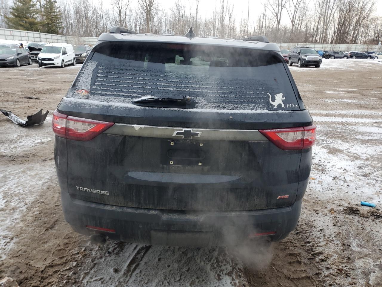 2018 Chevrolet Traverse VIN 1GNERJKX3JJ274078 Copart auction photo, front end / mechanical damage thumbnail 6