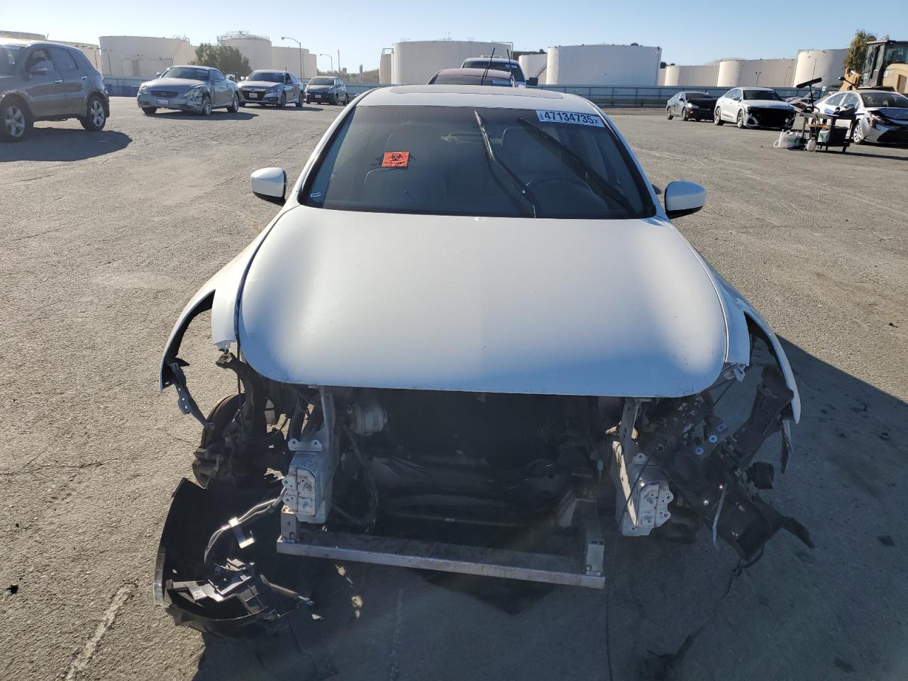 2013 Infiniti G VIN JN1CV6AP0DM710451 Copart auction photo, stripped / vandalism damage thumbnail 5