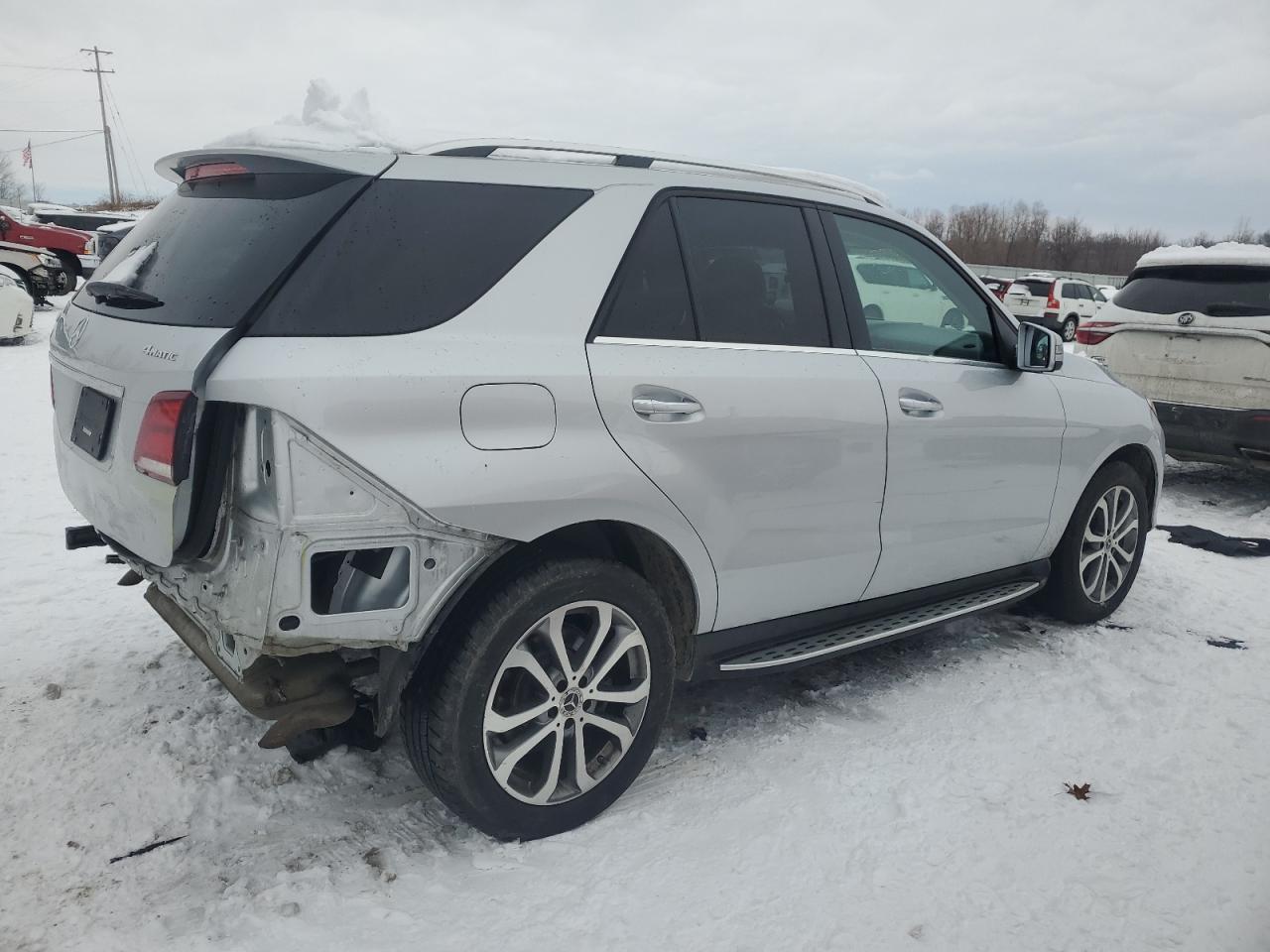 2017 Mercedes-Benz GLE VIN 4JGDA5HB1HA981555 Copart auction photo, rear end damage thumbnail 3