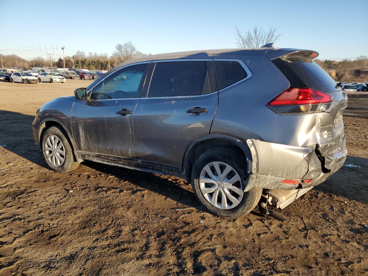 2017 Nissan Rogue VIN KNMAT2MV8HP597012 Copart auction photo, rear end damage thumbnail 2
