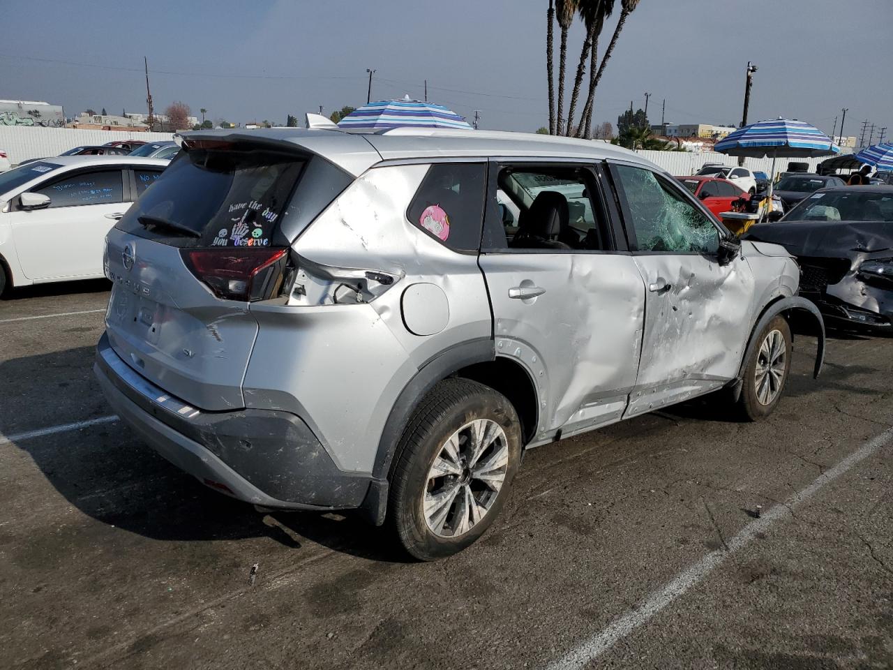 2021 Nissan Rogue VIN 5N1AT3BA3MC786962 Copart auction photo, all over / minor dent/scratches damage thumbnail 3