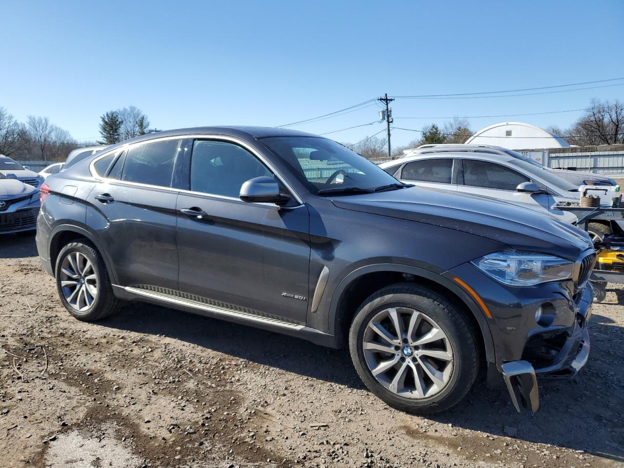 2016 BMW X6 VIN 5UXKU6C59G0S82414 Copart auction photo, rear end / front end damage thumbnail 4