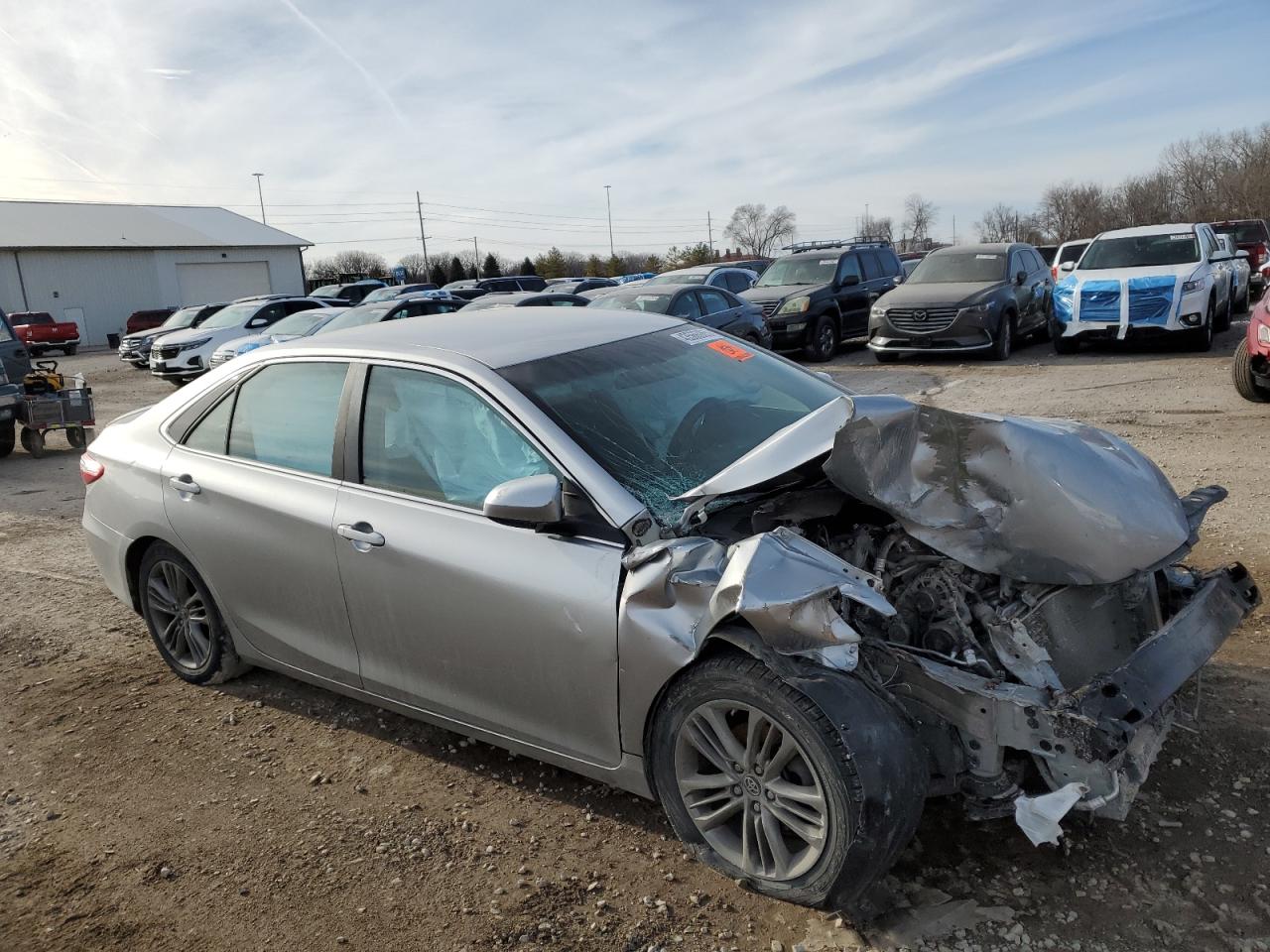 2015 Toyota Camry VIN 4T1BF1FK1FU989008 Copart auction photo, front end damage thumbnail 4