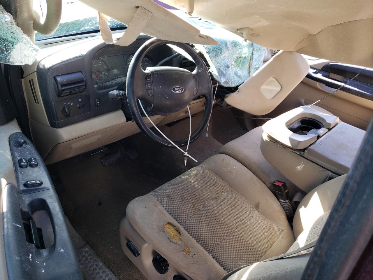 2006 Ford F250 VIN 1FTSX21P96EC31874 Copart auction photo, rollover damage thumbnail 8
