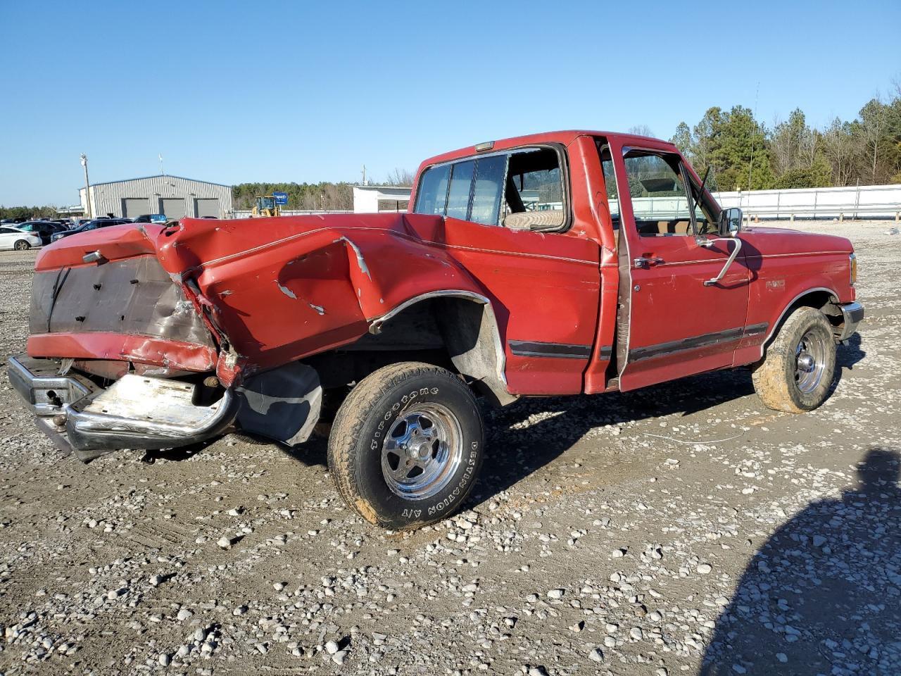 1990 Ford F-150 VIN 2FTDF15NXLCA51500 Copart auction photo, rear end / side damage thumbnail 3