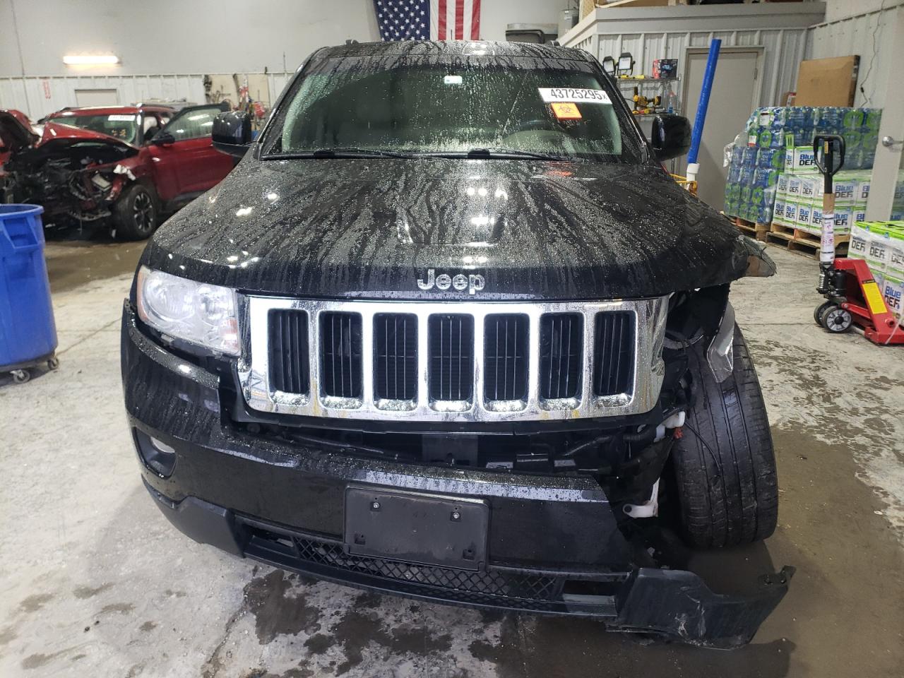 2013 Jeep Grand Cherokee VIN 1C4RJFAG6DC634811 Copart auction photo, front end damage thumbnail 5