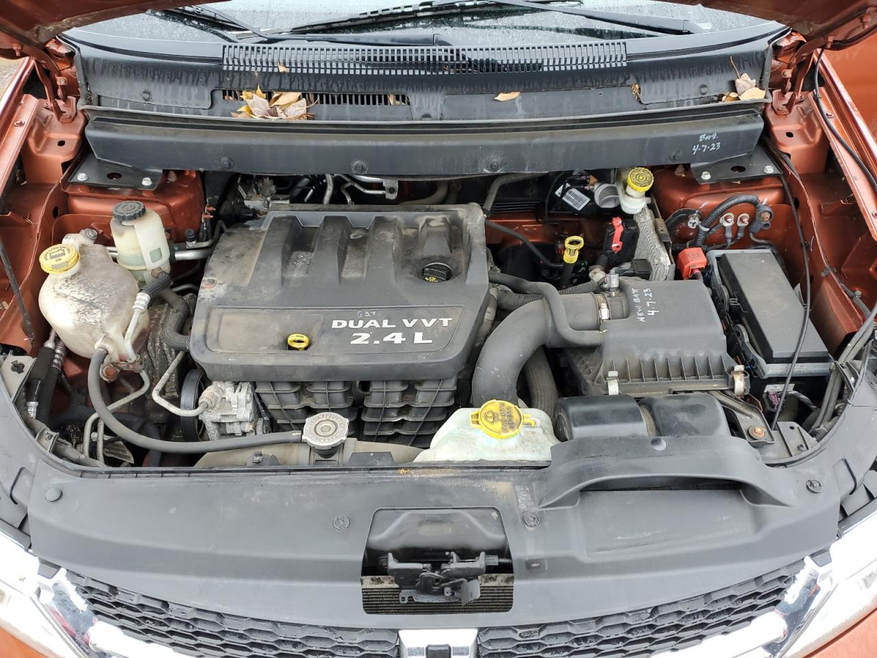 2013 Dodge Journey VIN 3C4PDCBB8DT521544 Copart auction photo, front end damage thumbnail 14