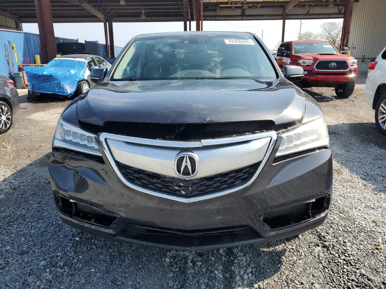 2015 Acura MDX VIN 5FRYD3H45FB003243 Copart auction photo, front end damage thumbnail 5
