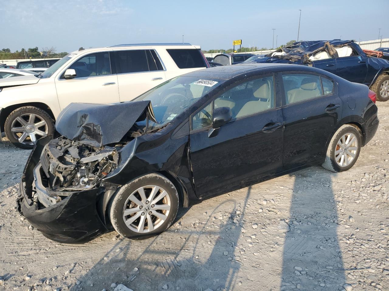 2012 Honda Civic VIN 2HGFB2F80CH321633