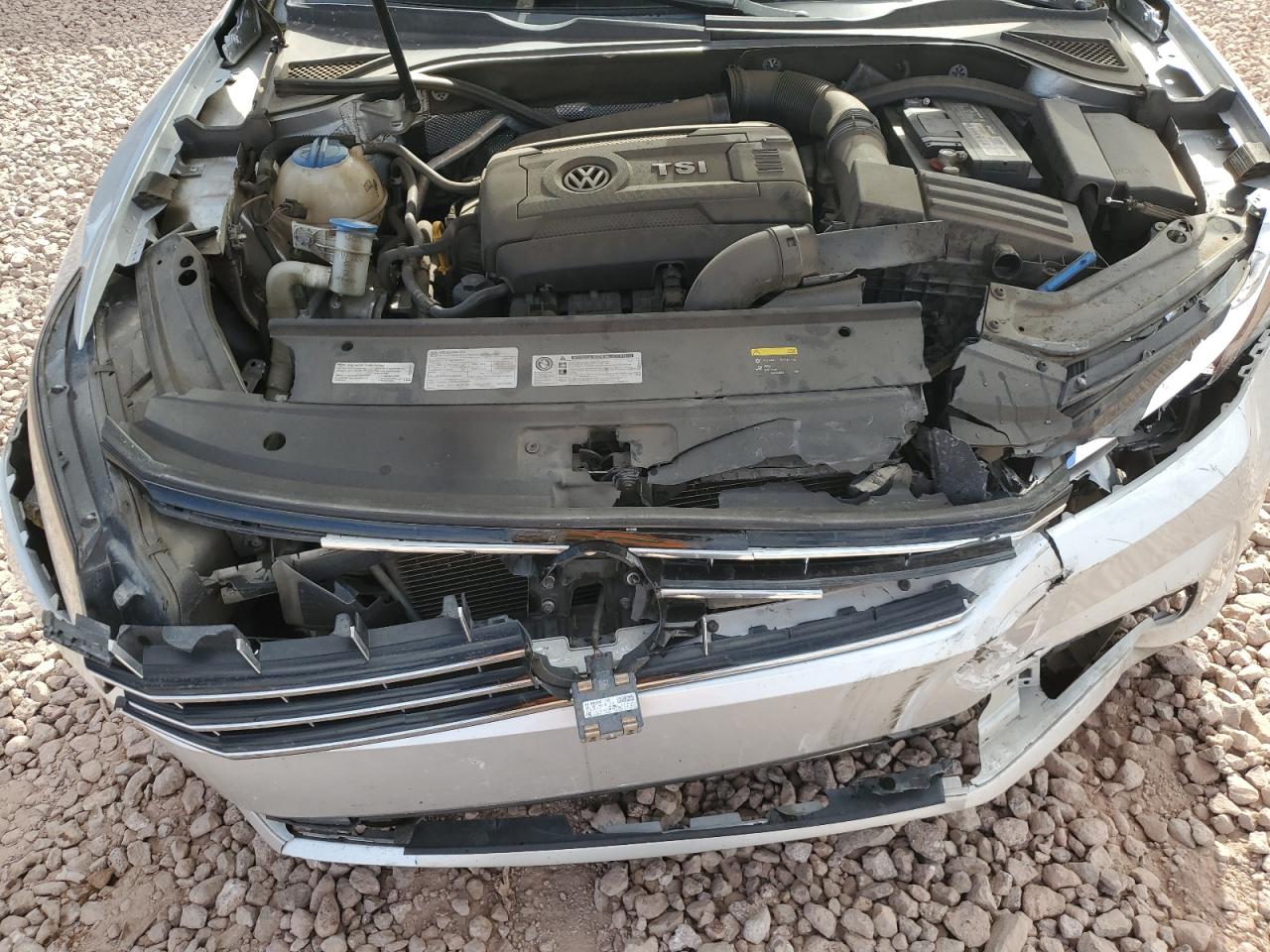 2017 Volkswagen Passat VIN 1VWBT7A38HC073951 Copart auction photo, front end damage thumbnail 11