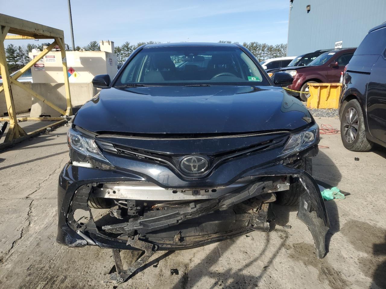 2018 Toyota Camry VIN 4T1B11HK1JU672558 Copart auction photo, front end / rear end damage thumbnail 5