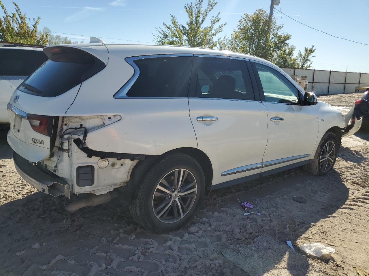 2018 Infiniti QX60 VIN 5N1DL0MM7JC530712 Copart auction photo, front end / rear end damage thumbnail 3