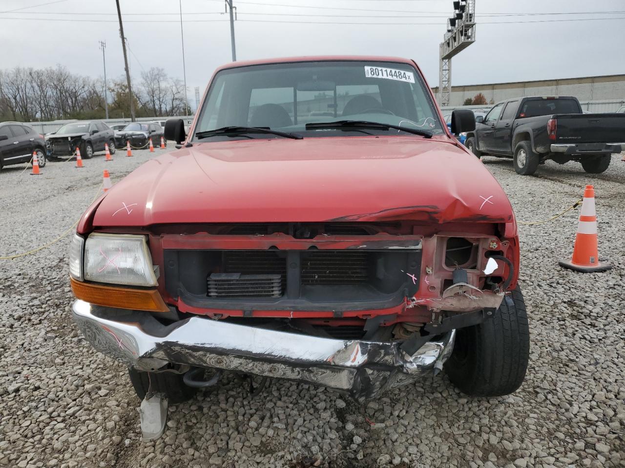 2000 Ford Ranger VIN 1FTZR15V5YPB91070 Copart auction photo, front end damage thumbnail 5