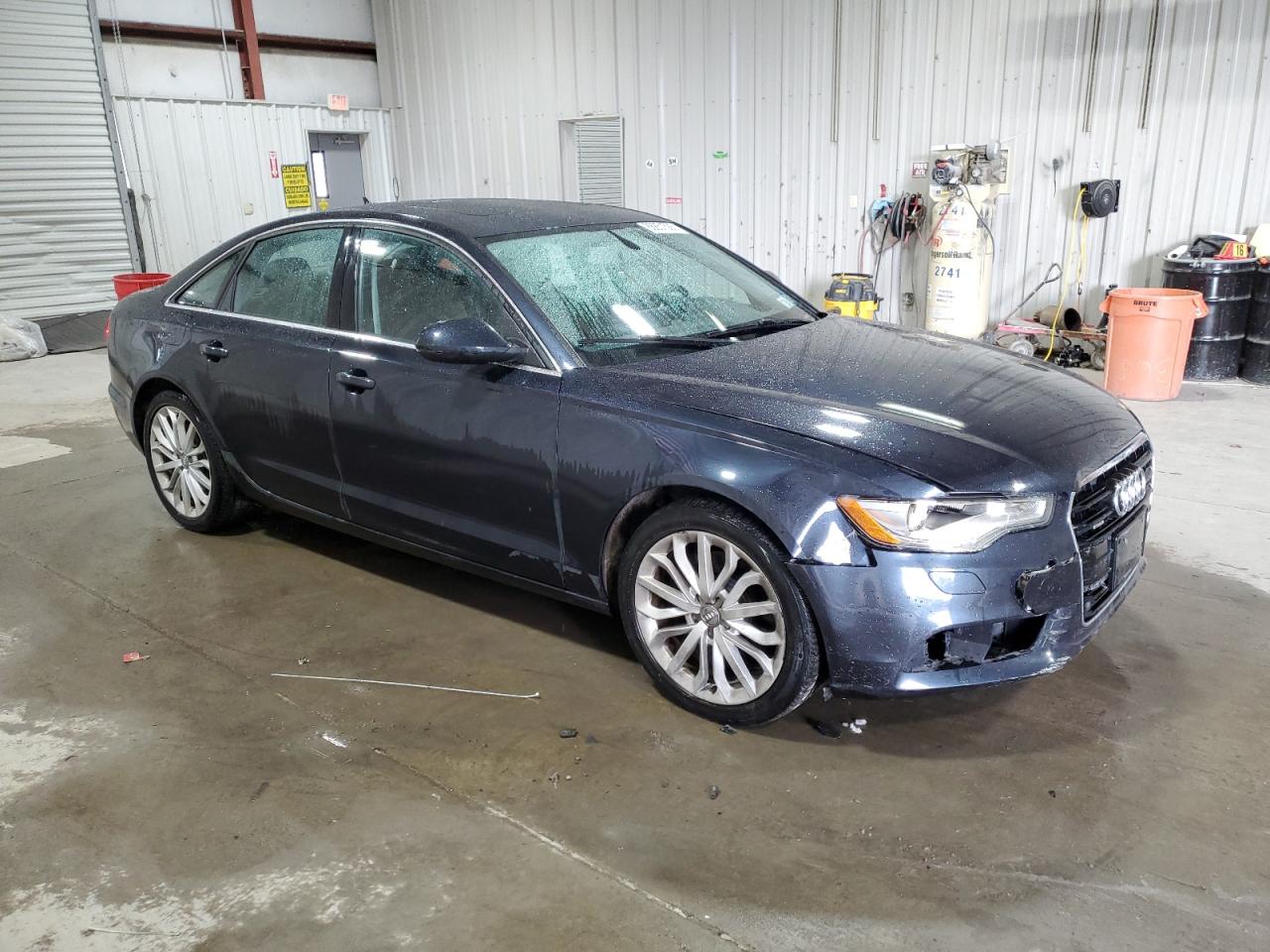 2014 Audi A6 VIN WAUGFAFC7EN122849 Copart auction photo, front end damage thumbnail 4