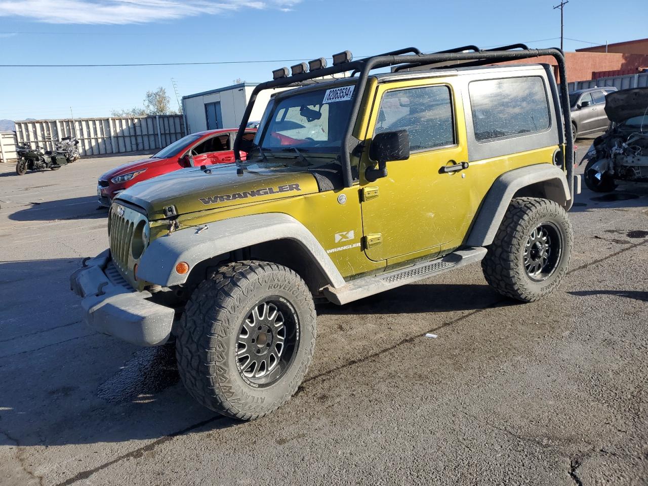 2008 Jeep Wrangler VIN 1J4FA24128L627132